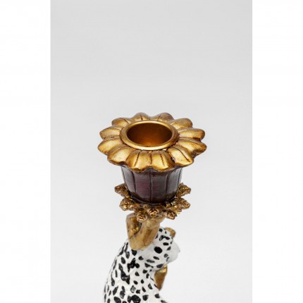 Candler Holder leopard 33cm Kare Design