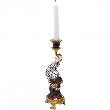 Candler Holder leopard 33cm Kare Design