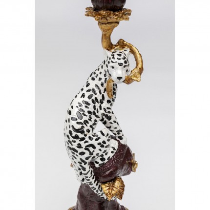 Bougeoir léopard 33cm Kare Design