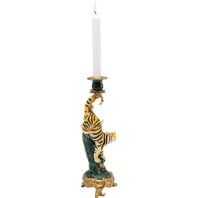 Porte-bougies Elegent Tiger 33cm
