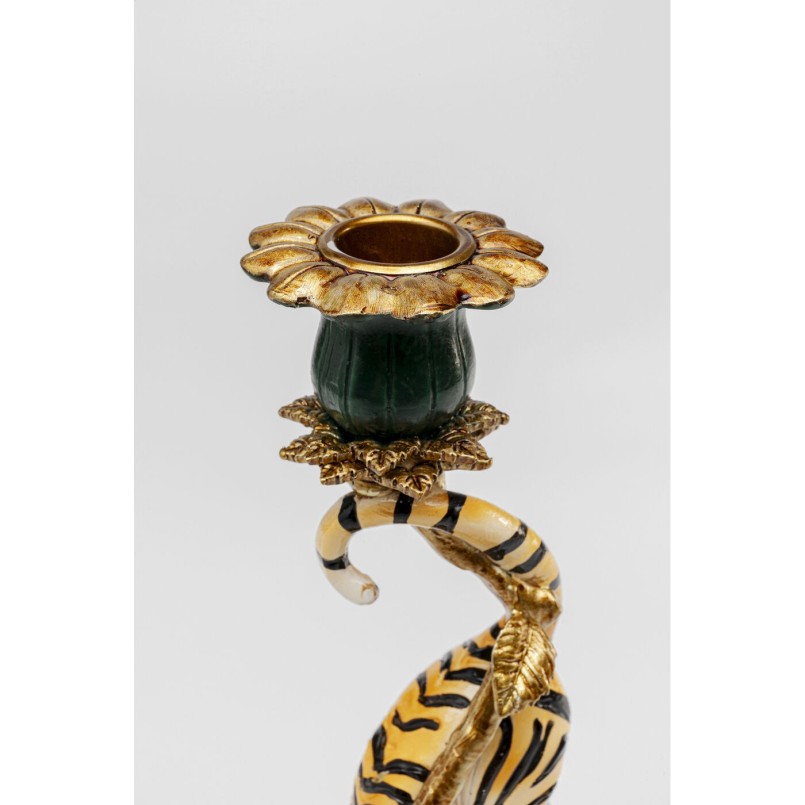Porte-bougies Elegent Tiger 33cm