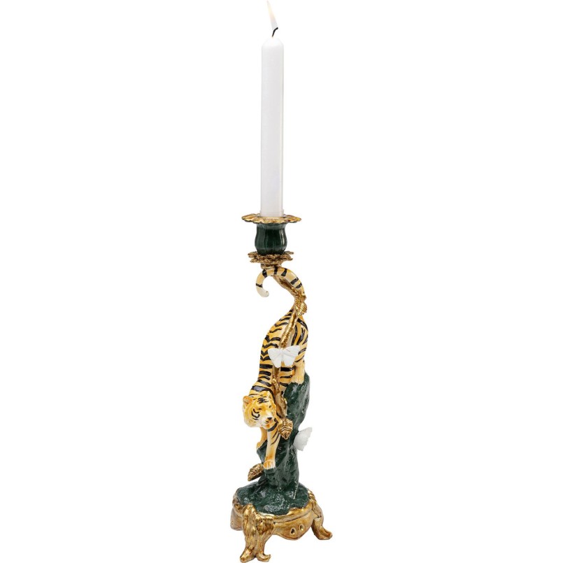 Porte-bougies Elegent Tiger 33cm