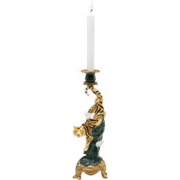 Porte-bougies Elegent Tiger 33cm