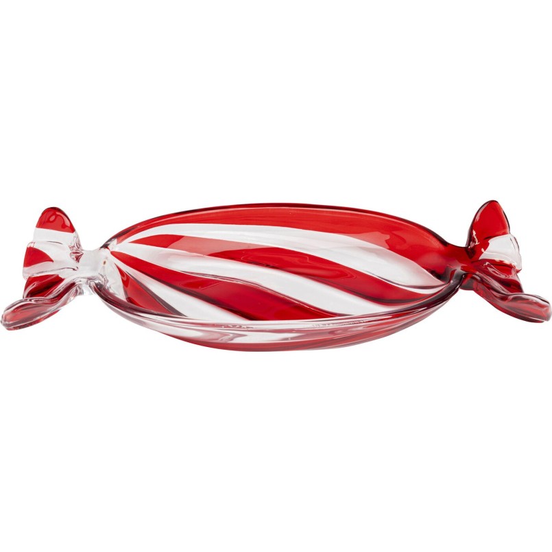 Coupe décorative Candy rouge 35cm