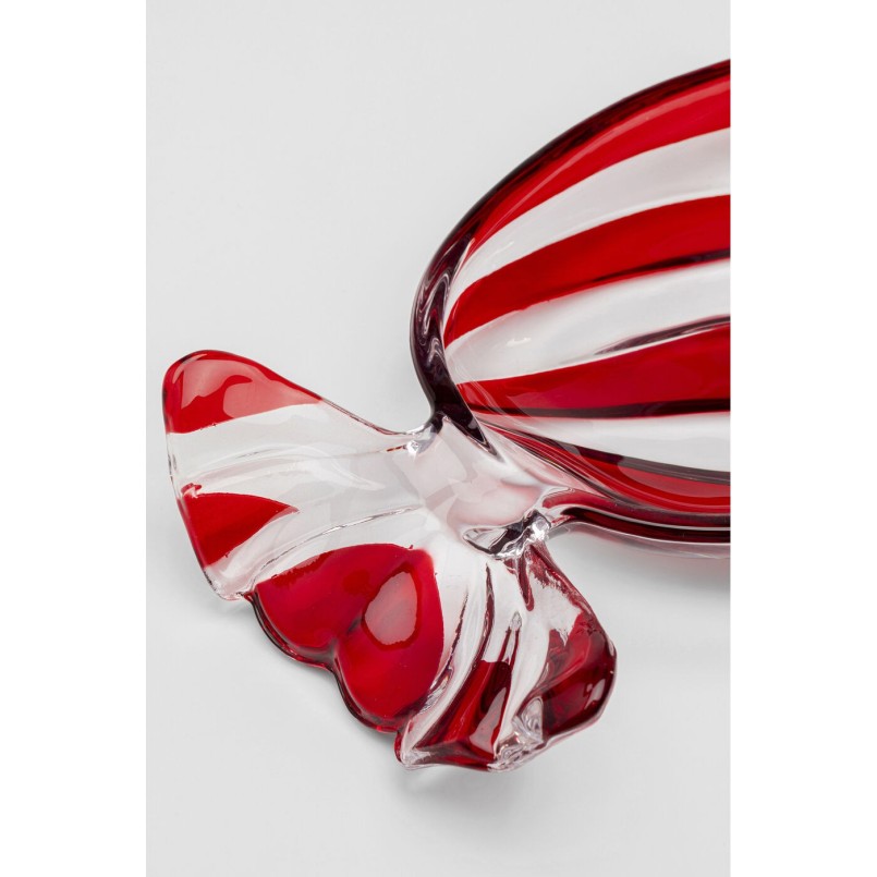 Coupe décorative Candy rouge 35cm