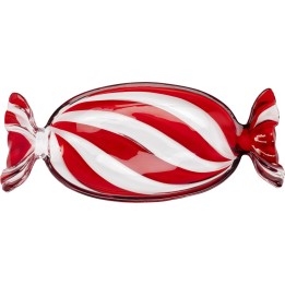 Coupe décorative Candy rouge 35cm