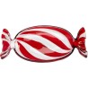 Coupe décorative Candy rouge 35cm
