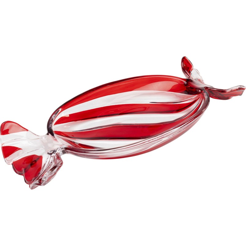 Coupe décorative Candy rouge 35cm