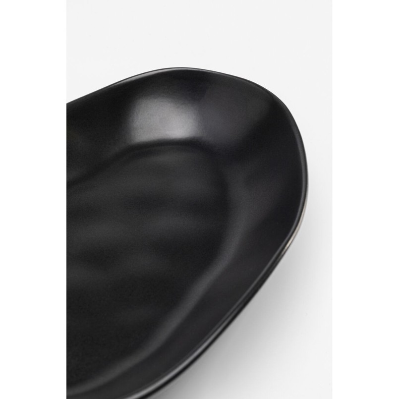 Assiette Organic noir 25cm