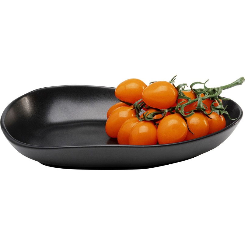 Assiette Organic noir 25cm