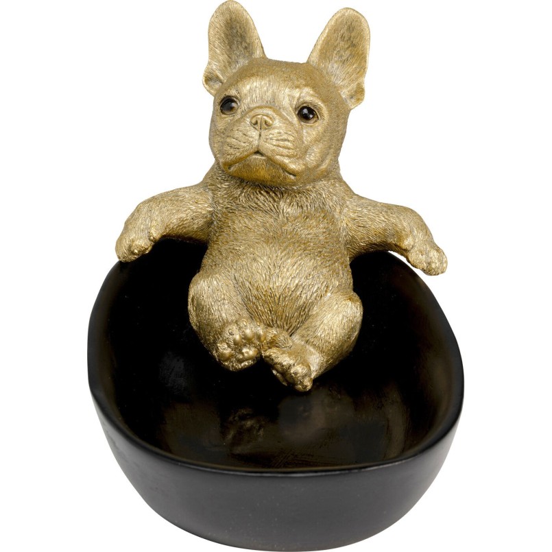 Coupe décorative Bathing Bulldog 21cm