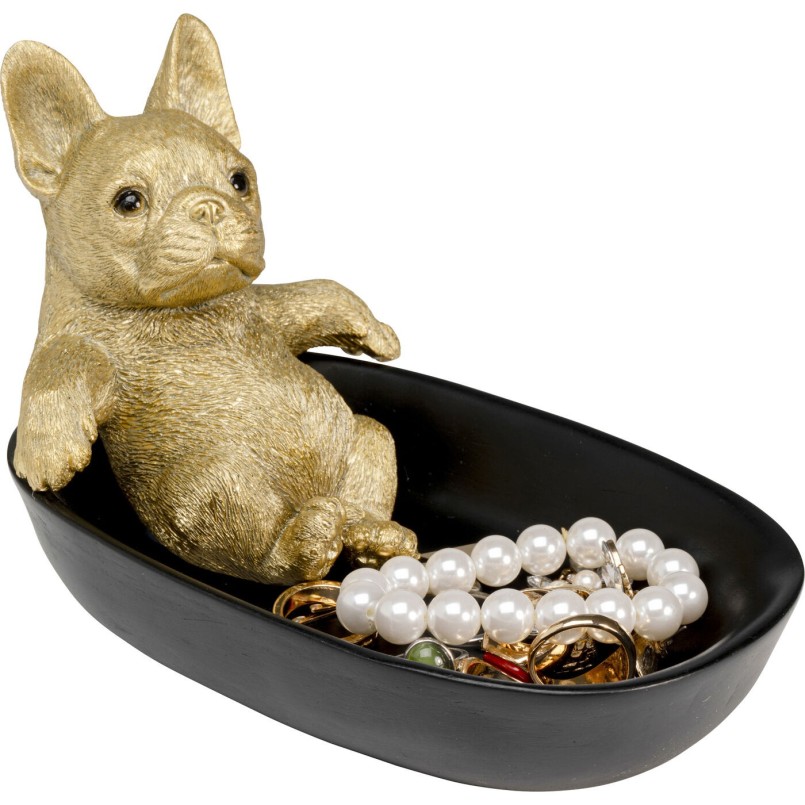 Coupe décorative Bathing Bulldog 21cm