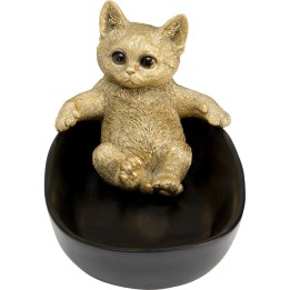 Coupe décorative Bathing Cat 20cm