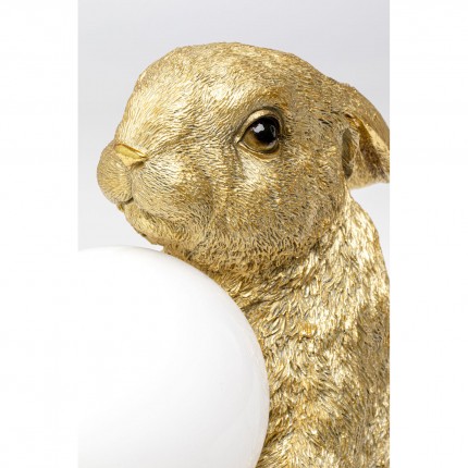 Table Lamp sitting rabbit gold Kare Design