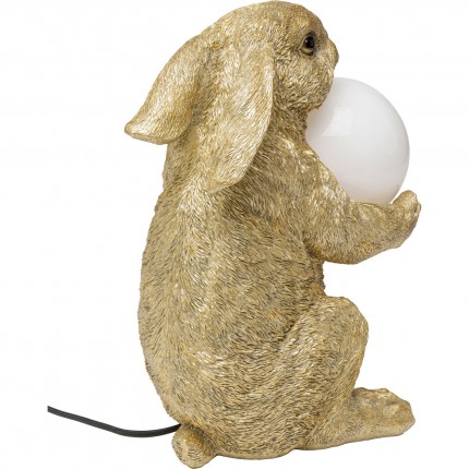 Table Lamp sitting rabbit gold Kare Design