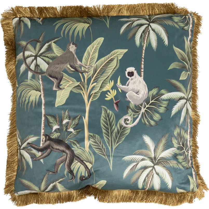 Kussen franje Jungle Fever 55x55cm Kare Design