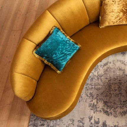 Cushion Fringe Cannes 55x55cm blue Kare Design