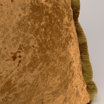 Cushion Fringe Cannes 55x55cm yellow Kare Design