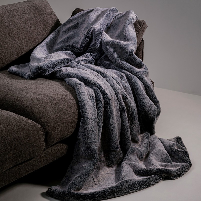 Plaid gris tout doux - Mika - Kare Design