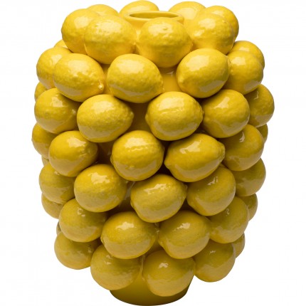 Vase citrons jaunes 40cm Kare Design