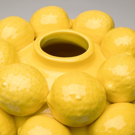 Vase citrons jaunes 40cm Kare Design