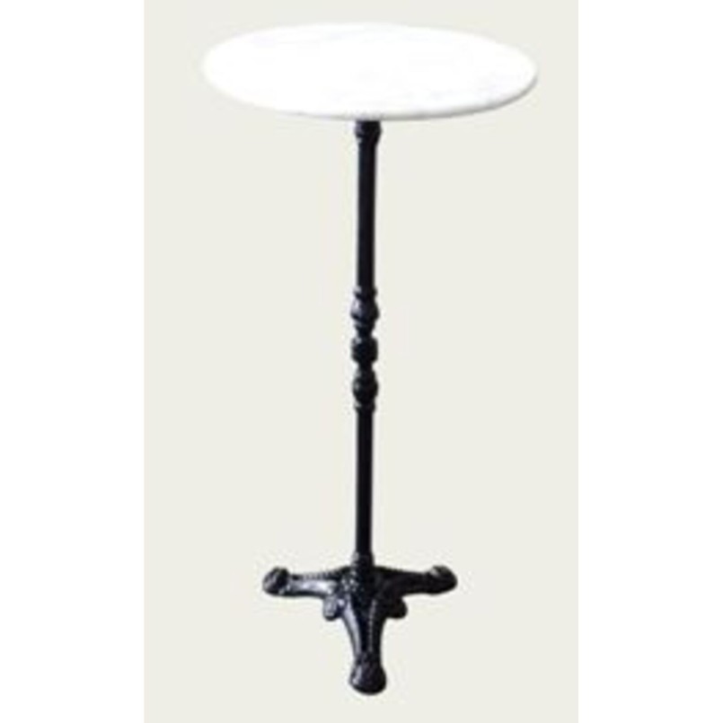 Table haute Kaffeehaus blanc Ø60cm