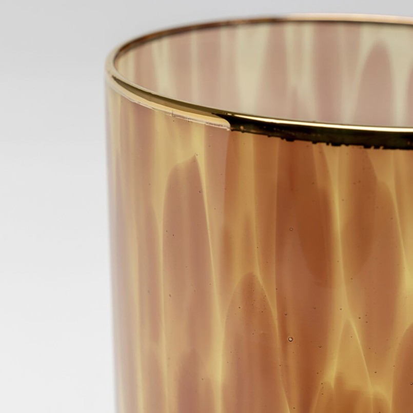 High Water Glass Caramel (4/set) Kare Design