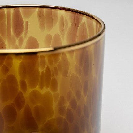 Water Glass Caramel (4/set) Kare Design