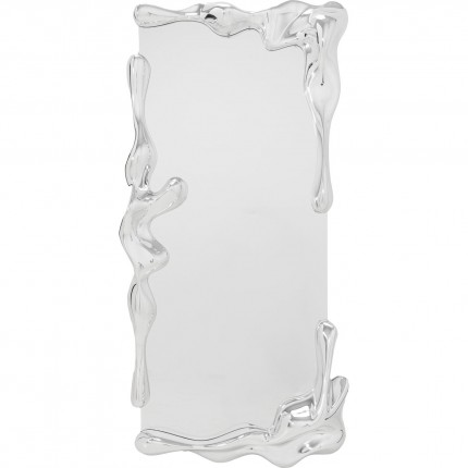 Miroir Lava 180x90cm argenté Kare Design