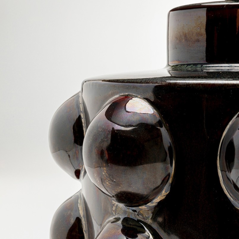 Brown porcelain lamp - Calamaro - Kare Design