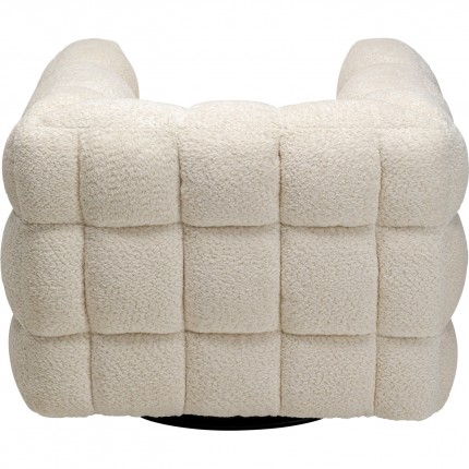 Draaifauteuil Armand creme Kare Design