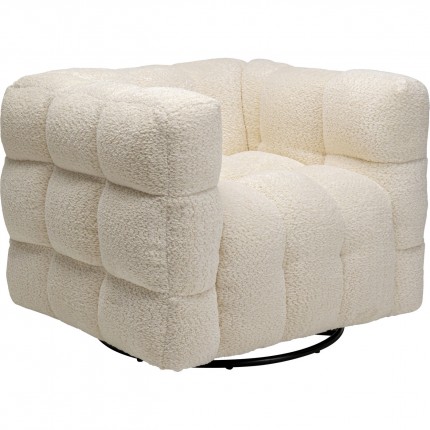 Draaifauteuil Armand creme Kare Design