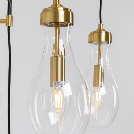 Hanglamp Bell Highlight goud Kare Design