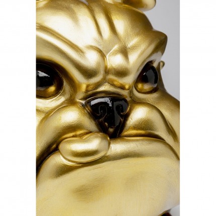 Deco gold ferocious dog paint drips XL Kare Design