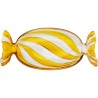 Coupe décorative Candy jaune 35cm