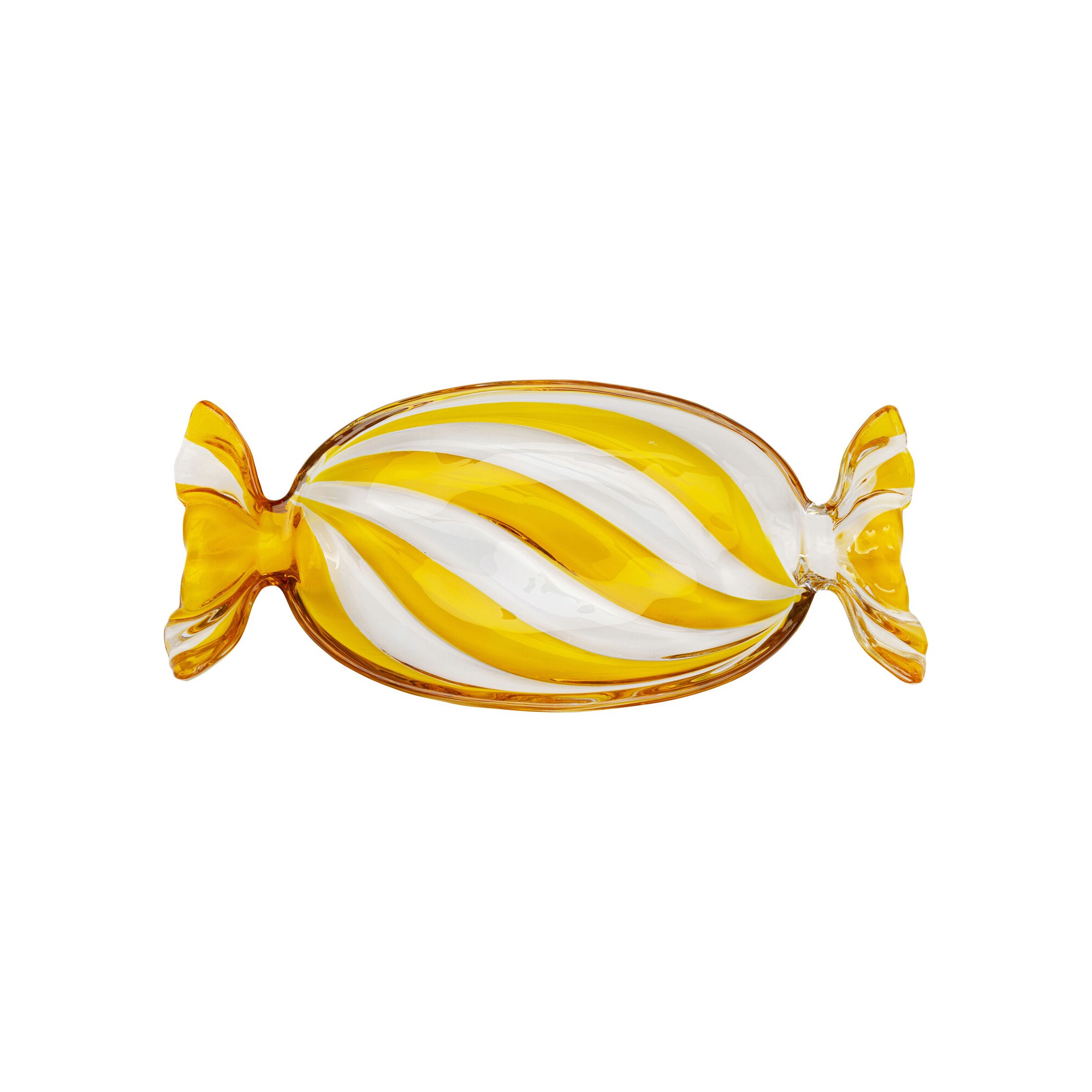 Coupe décorative Candy jaune 35cm