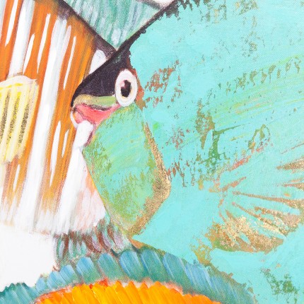 Schilderij Fish Meeting Two 100x70cm Kare Design