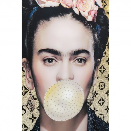 Tableau Frame artiste chewing-gum 80x120cm Kare Design