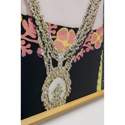 Tableau Frame artiste chewing-gum 80x120cm Kare Design