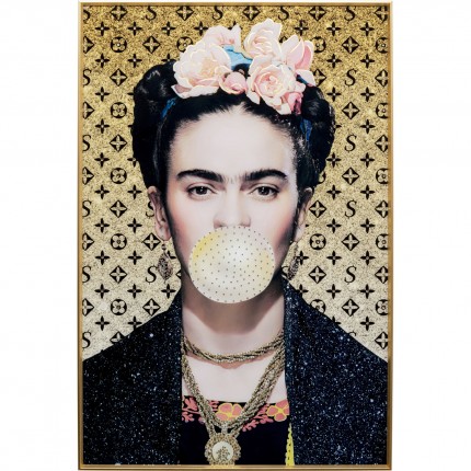 Framed Picture artist chewing-gum 40x50cm Kare Design