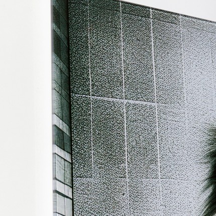 Glass Picture lion newspaper 60x80cm Kare Design