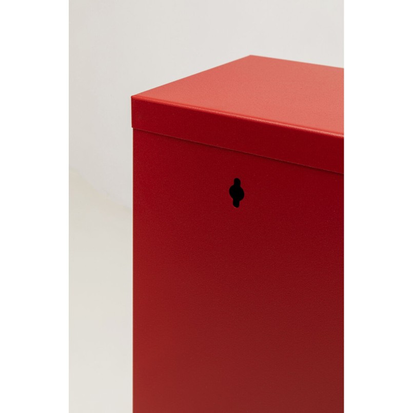 Casier à chaussures rouge 3 tiroirs - Caruso - Kare Design