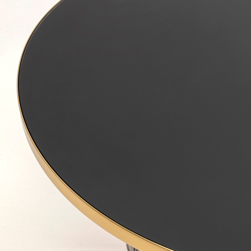 Table d'appoint en verre gris - Lola - Kare Design