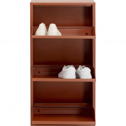 Schoenenkast Caruso bruin 3 laden Kare Design