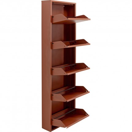 Shoe Container Caruso brown 5 drawers Kare Design