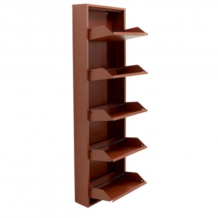Shoe Container Caruso brown 5 drawers Kare Design