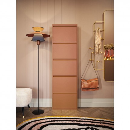 Shoe Container Caruso brown 5 drawers Kare Design
