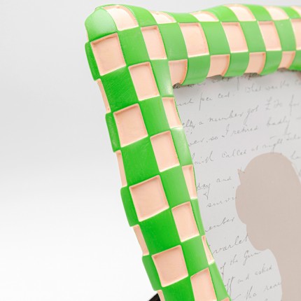 Fotolistj Checker 18x24cm groen Kare Design