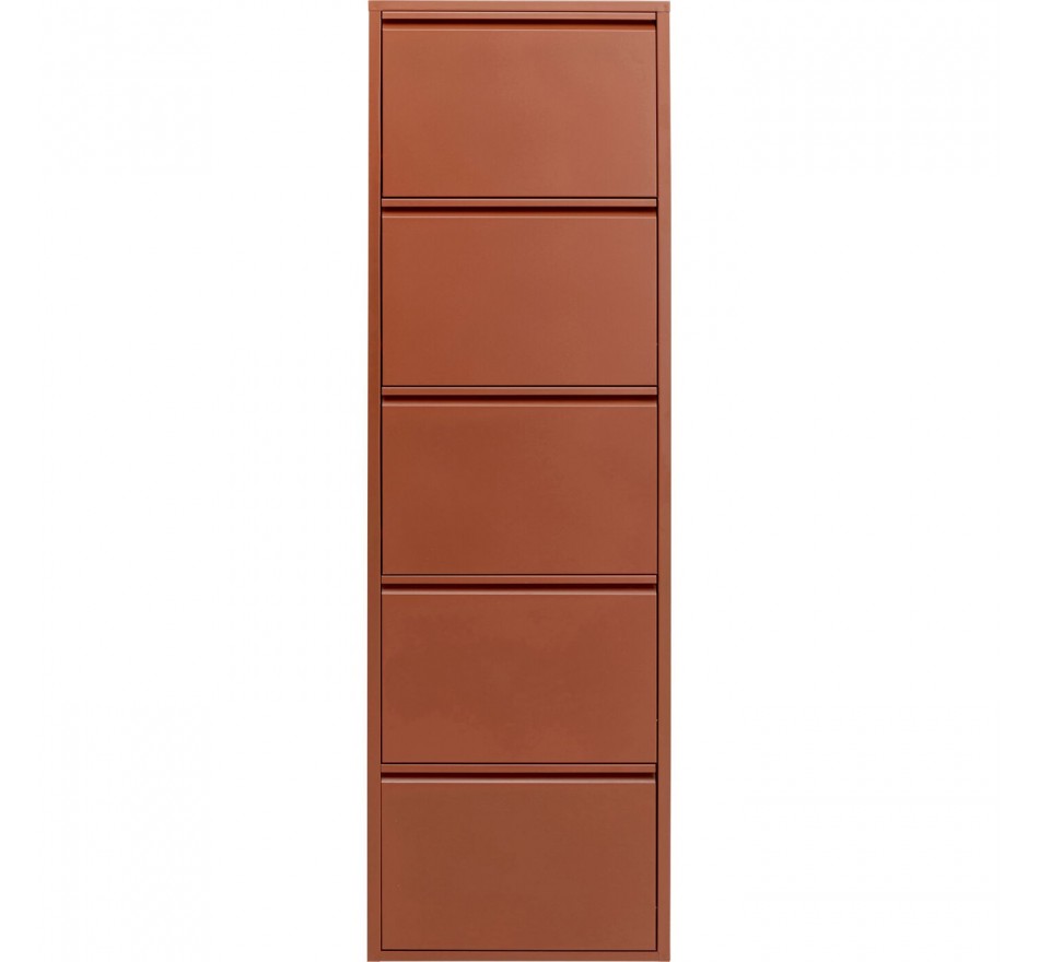 Shoe Container Caruso brown 5 drawers Kare Design