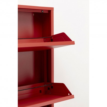 Shoe Container Caruso red 5 drawers Kare Design